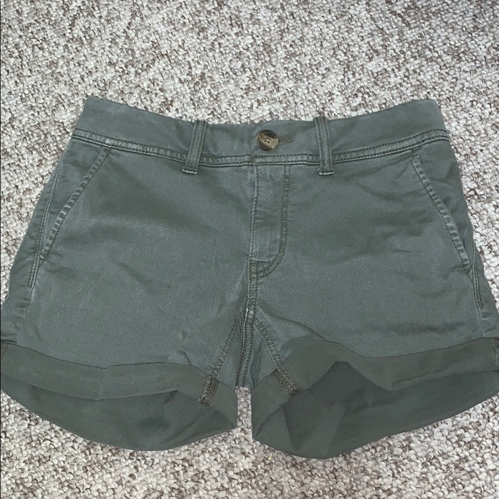 American Eagle army green shorts